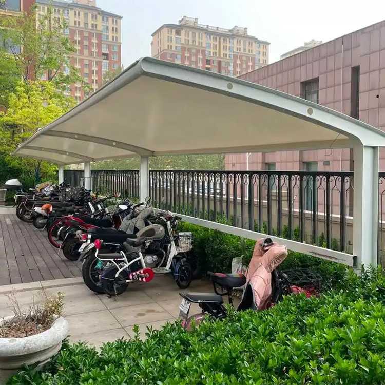 宁河区膜结构电动车棚